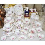 Royal Crown Derby Derby Posies pattern tea and coffee service comprising, coffee pot teapot,