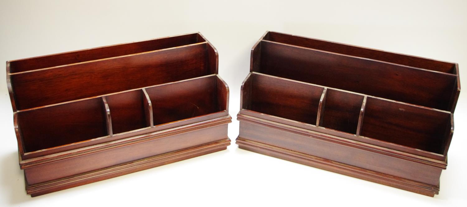 A pair of stationary stands / desk top tidy's