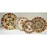 Royal Crown Derby including Caliph pattern 22cm plate;