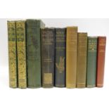 Books - Natural History - various early 20th century bird books;