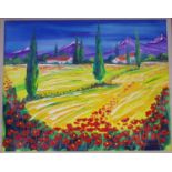 John Damari Poppy Fields at Volterra,