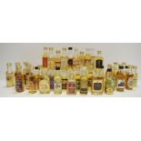 Whisky Miniatures - Forty scotch examples including a Macallan single Highland malt scotch whisky