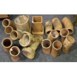 Terracotta pipe fittings various sizes and profiles (16)