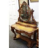 A Victorian mahogany Duchess dressing table,