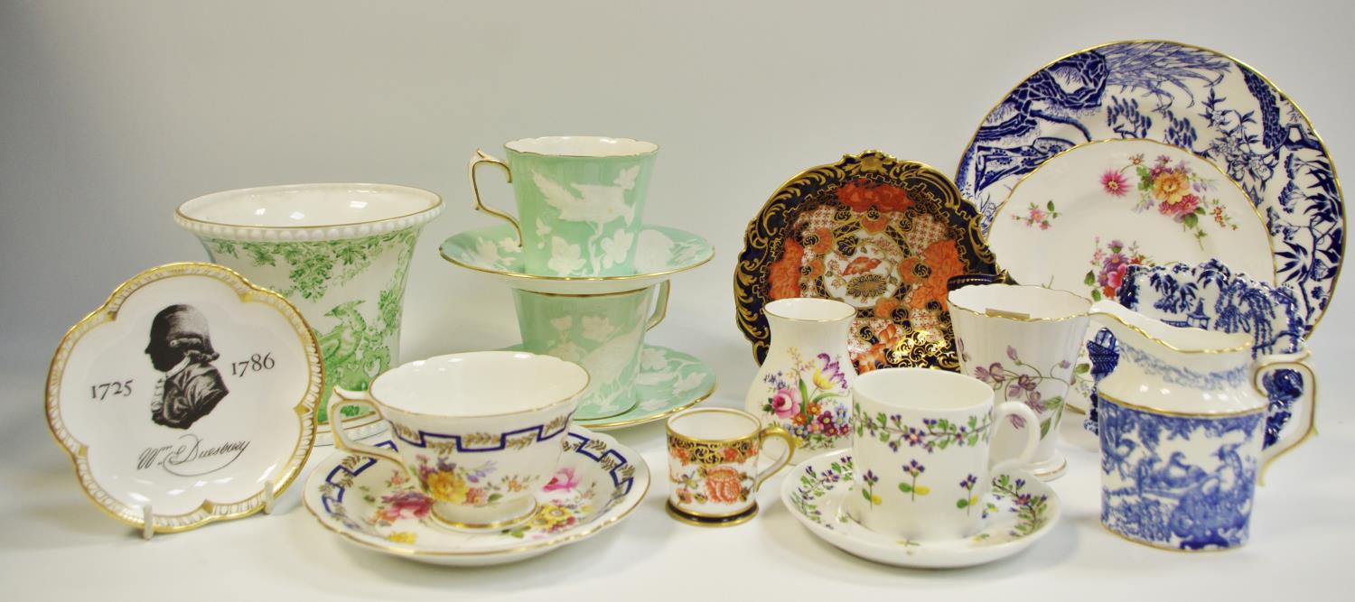 Royal Crown Derby including Chinese Birds pattern teacup & saucer,