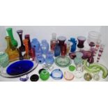 Glassware - Continental Studio glass, Murano, Czechoslovakian,