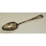 A George III silver old English serving spoon, George Wintle, London, 1800, 49.