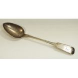A George IV fiddle back basting spoon, John Osmant, Exeter 1824 124.