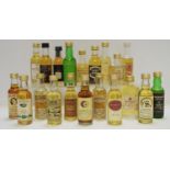 Whisky Miniatures -Twenty Scottish examples including a Cadenhead's authentic collection Lochside