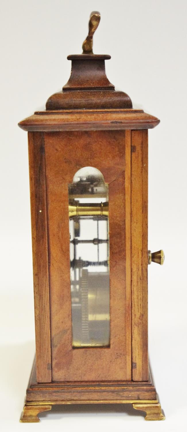 A late George VI Charles Frodsham walnut & gilt brass mounted carriage clock, - Image 2 of 3