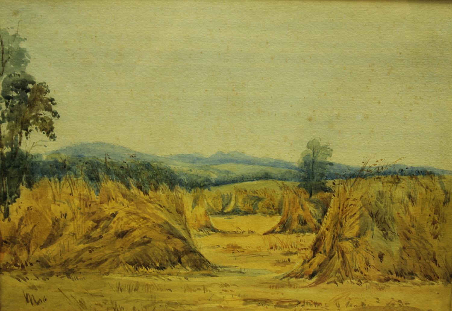 A Evans (Derby Artist) The Wheatsheaves signed, watercolour, 24cm x 34cm; Englsih School, - Image 2 of 4