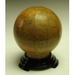 Cartography - an illuminated Phillips' British Empire Globe,