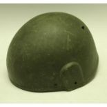 An American military helmet