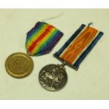Medals, World War I, a pair, British War and Victory, named to 60803 Gnr A Jones, Royal Artillery,