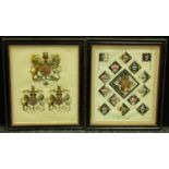 Heraldry - Joseph Mutlow, a pair, Heraldy, Princes of the Blood Royal and Funeral Achievements,