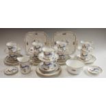 A Shelley Versaille pattern part tea service