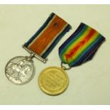 Medals, World War I, a pair, British War and Victory, named to 178237 Dvr G Holton, Royal Artillery,