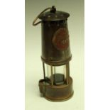 An Eccles miner's lamp,