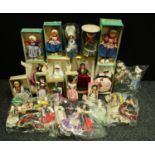 A quantity costume dolls, mainly Continental, including Le Minor France, Dovina Holland, Schmider,