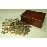 A quantity of 18th century and early 19th century tokens, George II and George III copper coinage,