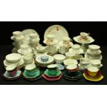 Ceramics - a Royal Osborne tea service for six;