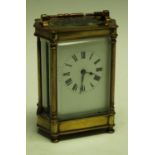 A 19th century carriage clock,