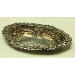 An Edwardian silver trinket tray, William Deakin,