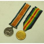 Medals, World War I, a pair, British War and Victory, named to S4-173650 Cpl.