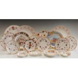 A Royal Crown Derby Royal Antoinette pattern dessert plate, printed mark,