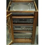 A stacking stereo system comprising a Nad stereo amplifier 3130; a Nad stereo casette deck 6325;