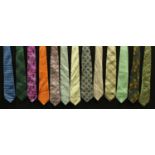 Gentleman's Accessories - silk ties including Hermes 5611MA, another 558MA, Duchamp,
