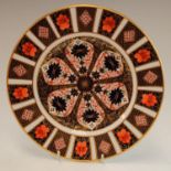 A Royal Crown Derby 1128 Imari pattern plate, 22.