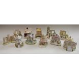 Ceramics - a Coalport Cottage, Watchdog Corner, limited edition 391/500; others, Clematis Cottage,