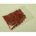 Loose Gemstones, Coral, mixed shape, size and thickness tubular fronds, assorted pink and red tones,