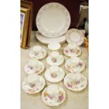 Royal Crown Derby Posie coffee cans and saucers,