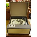 A Fidelty BSR portable record player