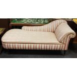 A Victorian chaise.