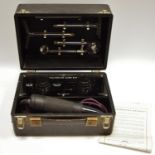 A Soltan De Luxe six high frequency apparatus with assorted attachments,
