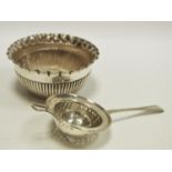 An early 20th century silver bowl,