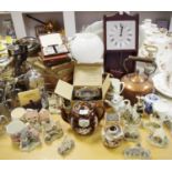 Boxes & Objects - a Victorian treacle glazed barge ware teapot the plaque marked 'Mrs.