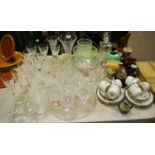 Ceramics & Glass - a Heathcote China Stratford pattern part tea set;