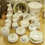 Decorative ceramics - Aynsley Wild Tudor jars and covers,