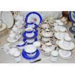 Tea & Coffeewares - a Roslyn sweet romance pattern coffee set for six comprising of coffee pot,