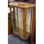 Walnut china cabinet