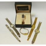Watches - Gucci lady`s watch, boxed with two year guarantee card,