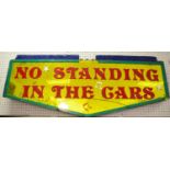 Interior Design - an unusual 1970's fair ground dodgem' amusement sign,