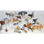 Various USSR animal models of sea lions, fawns, lion cubs,