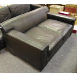 A contemporary sofa,