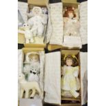 Ashton Drake Galleries boxed collectors dolls including Little Bo Peep; Peaches & Cream;