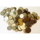 Numismatics - various 19th century and later world currencies including Queen Victorian 1901 Hong